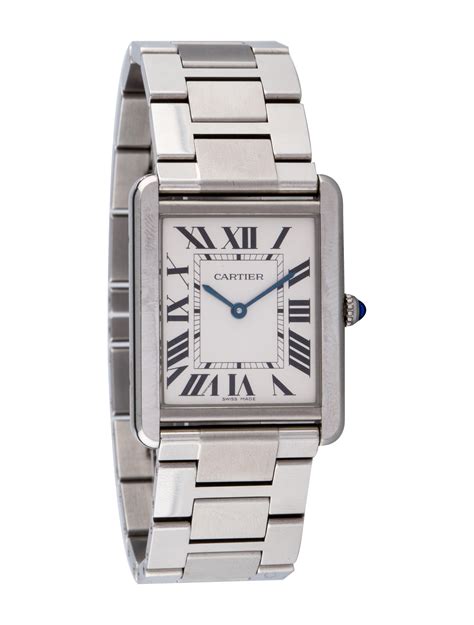 cartier tank watch solo|cartier watch tank solo price.